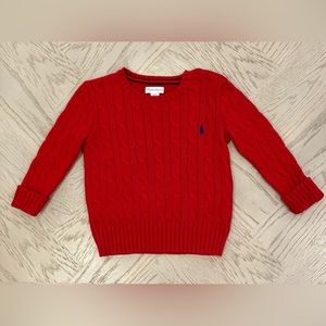 Ralph Lauren Polo - Cable Knit, Cuffed wrist Sweater, Like New 24M
